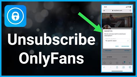 how to unsubscribe from onlyfans account|How to Unsubscribe on Onlyfans